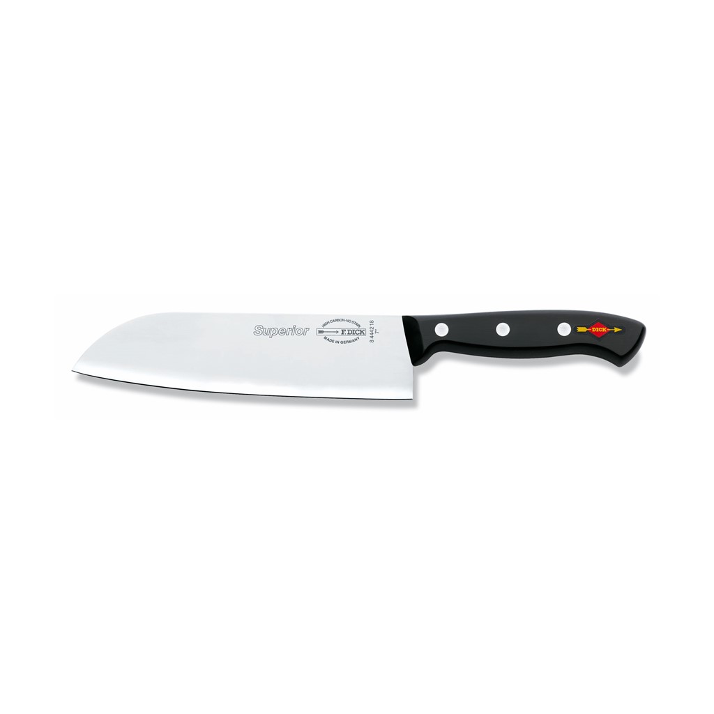 Нож сантоку широкий жесткий Superior 18 см
